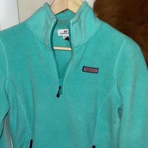 Vineyard Vines Mint Green Fleece Jacket